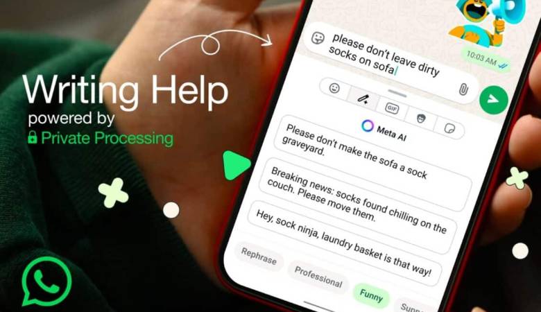 واتساب تطلق مساعدًا ذكيًا للكتابة اعتمادًا على الذكاء الاصطناعي